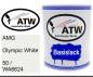 Preview: AMG, Olympic White, 50 / WA8624: 1L Lackdose, von ATW Autoteile West.